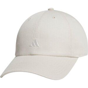 Adidas Women's Grey Off White Saturday Baseball Adjustable Cotton Athletic Hat